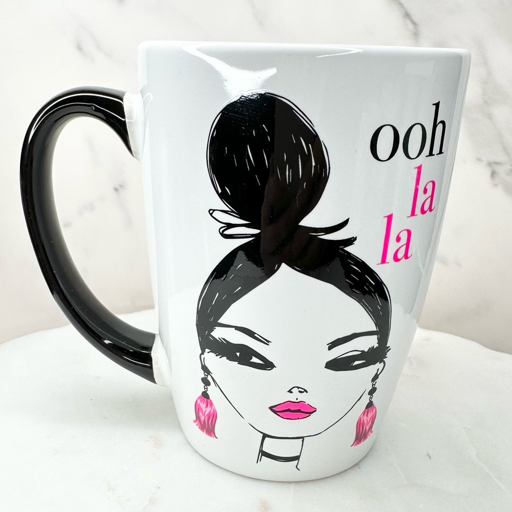 Sip of Art Ceramic 15 oz Mug Ooh La La NWOT - Picture 5 of 6